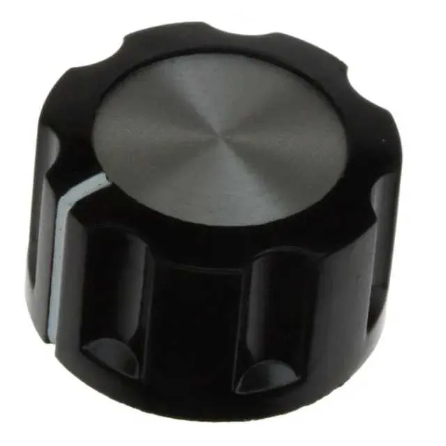 PKE90B1/4 (KNOB FLUTED 0.250 PLASTIC")
