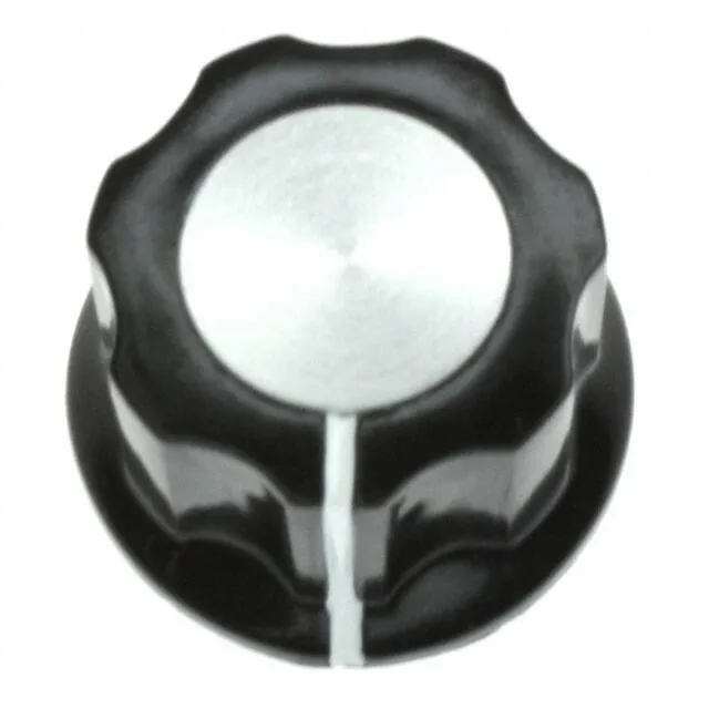 PKES60B1/4 (KNOB FLUTED W/SKIRT 0.250 PLAST")