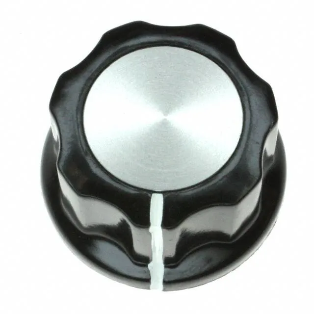 PKES90B1/4 (KNOB FLUTED W/SKIRT 0.250 PLAST")