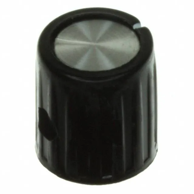 PKG40B1/8 (KNOB RIBBED 0.126 PLASTIC")