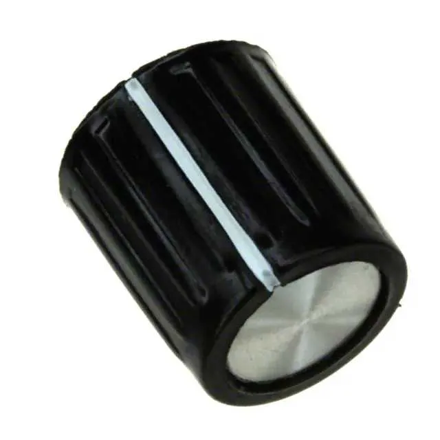 MPKG40B18 (KNOB RIBBED 0.125 PLASTIC")