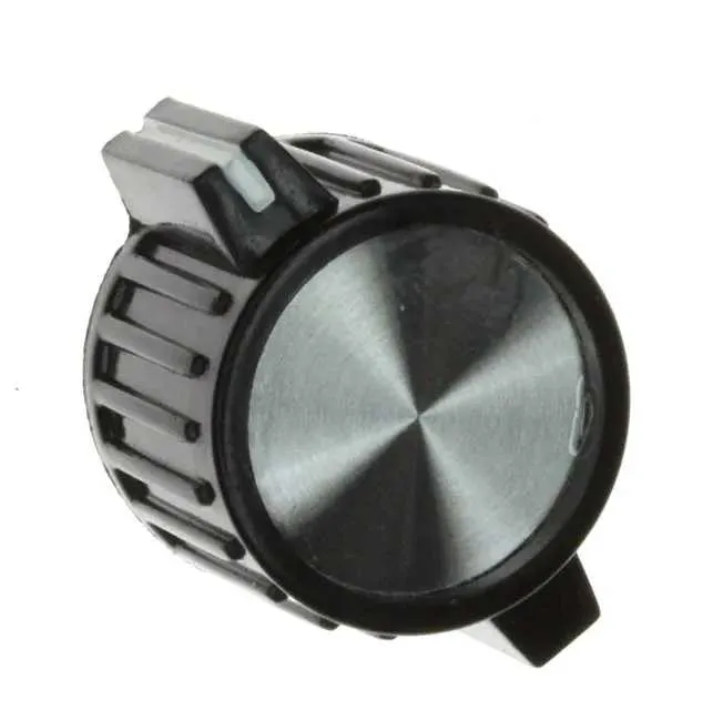 PKGP70B1/4 (KNOB RIBBED 0.250 PLASTIC")