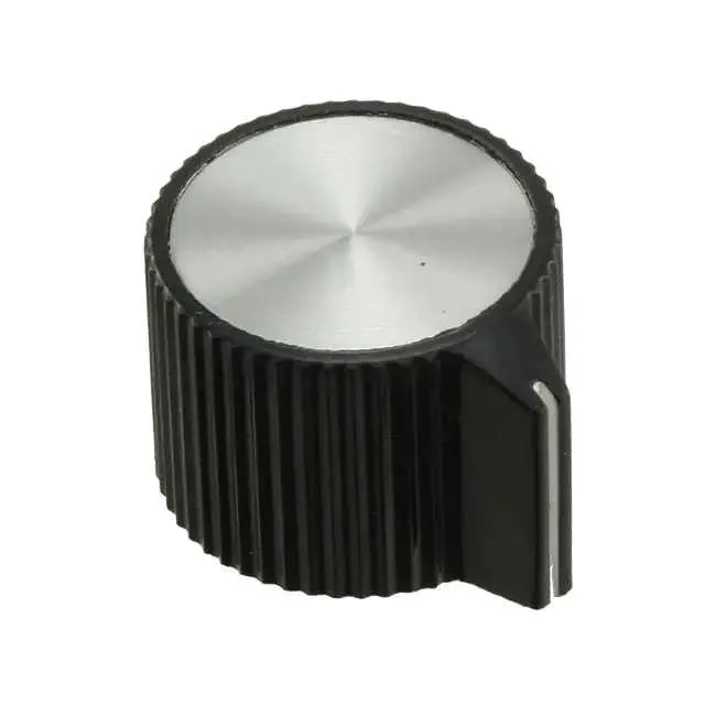 PKJ70B1/4 (KNOB KNURLED 0.250 PLASTIC")