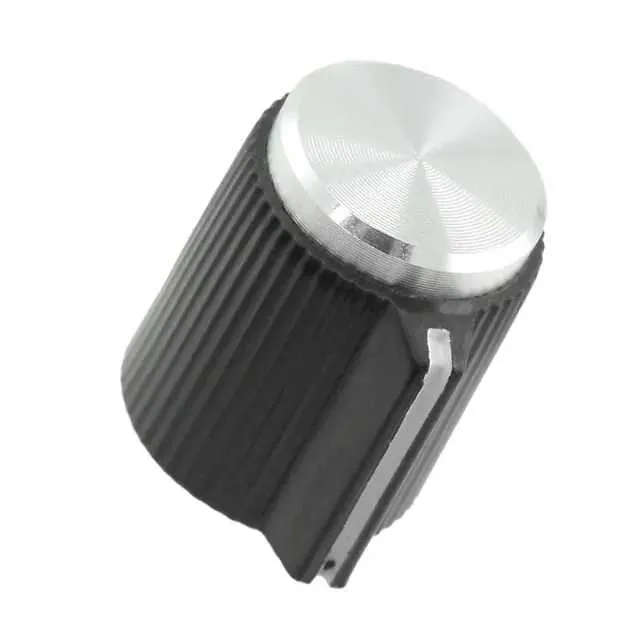 PKJT50B1/8 (KNOB KNURLED 0.126 PLASTIC")