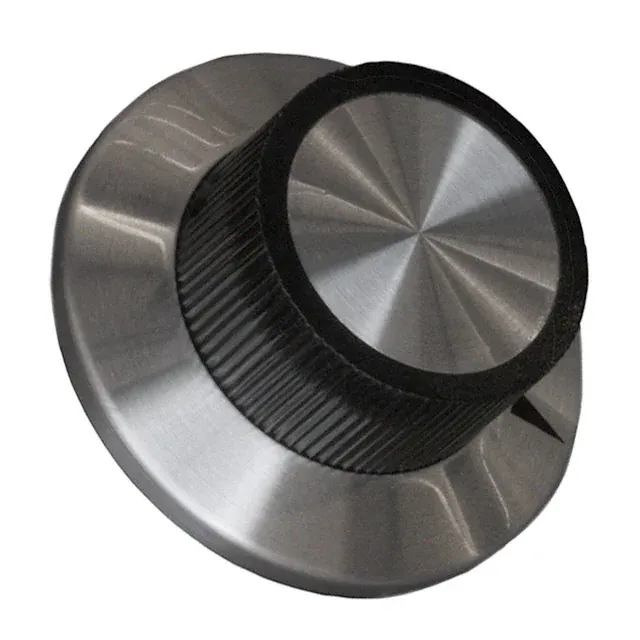 PKS90B1/4 (KNOB KNURLED W/SKRT 0.250 PLAST")