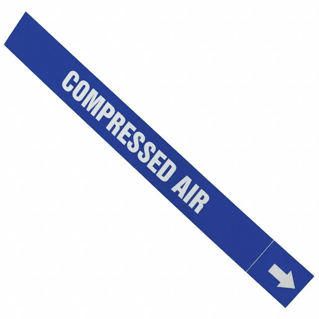 PPMA1127A (LABEL 8X1" WHITE/BLUE")