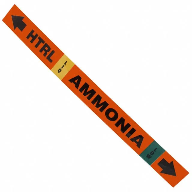 PPMA3009B (LABEL 15.88X1.5" BLACK/ORANGE")