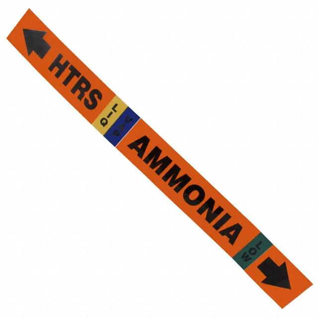 PPMA3010D (LABEL 23.63X2.5" BLACK/ORANGE")