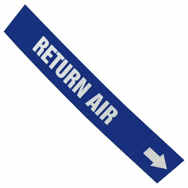 PPMA47WBLD (LABEL 12X2.5" WHITE/BLUE")
