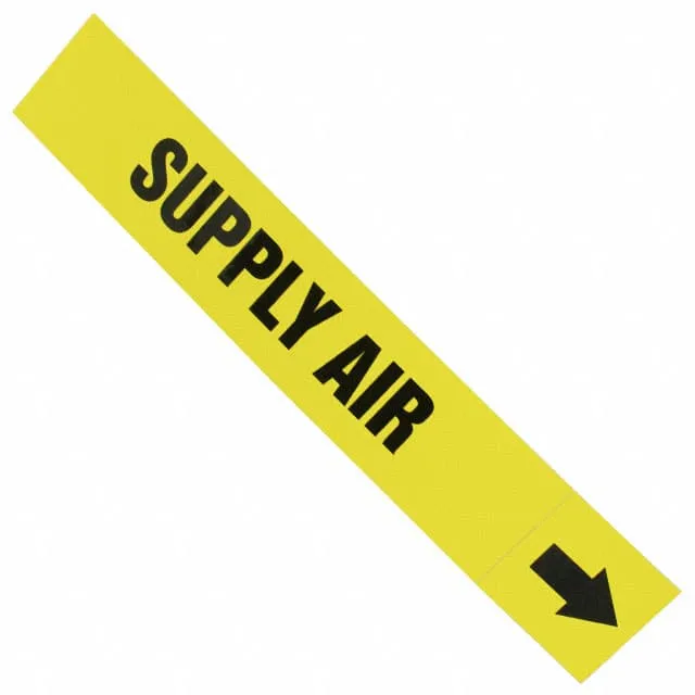 PPMA48BYD (LABEL 12X2.5" BLACK/YELLOW")