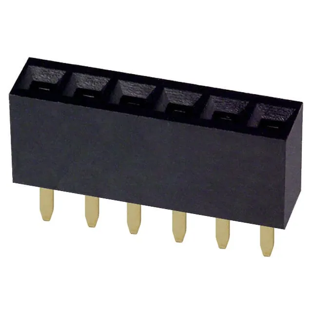 PPPC061LFBN (CONN HEADER FEM 6POS.1 SGL GLD")