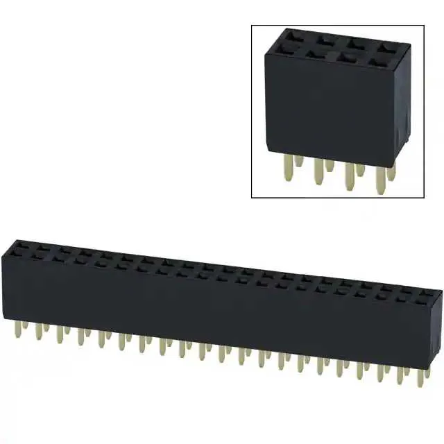PPPC212LFBN-RC (CONN HEADER FMAL 42PS.1 DL GOLD")