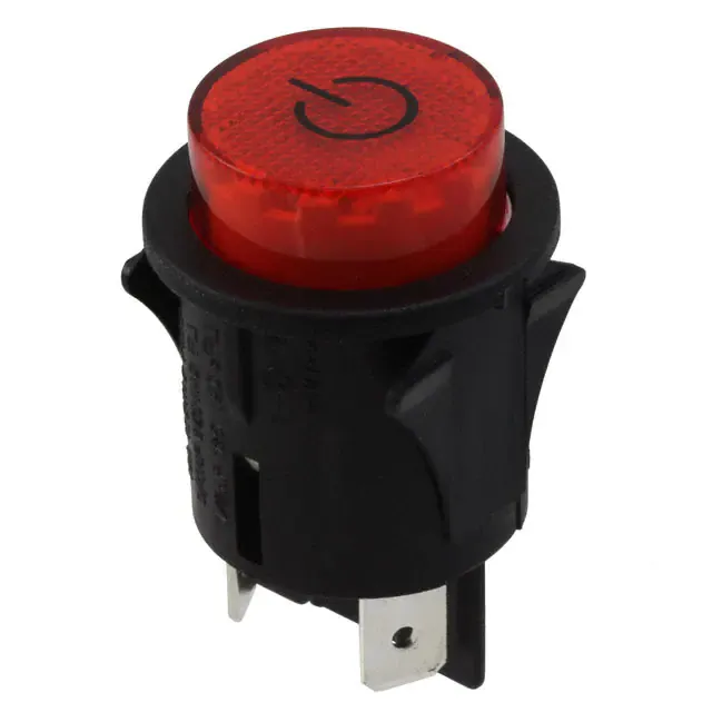 PR142C1011-117 (SWITCH PUSHBUTTON DPST 16A 125V)