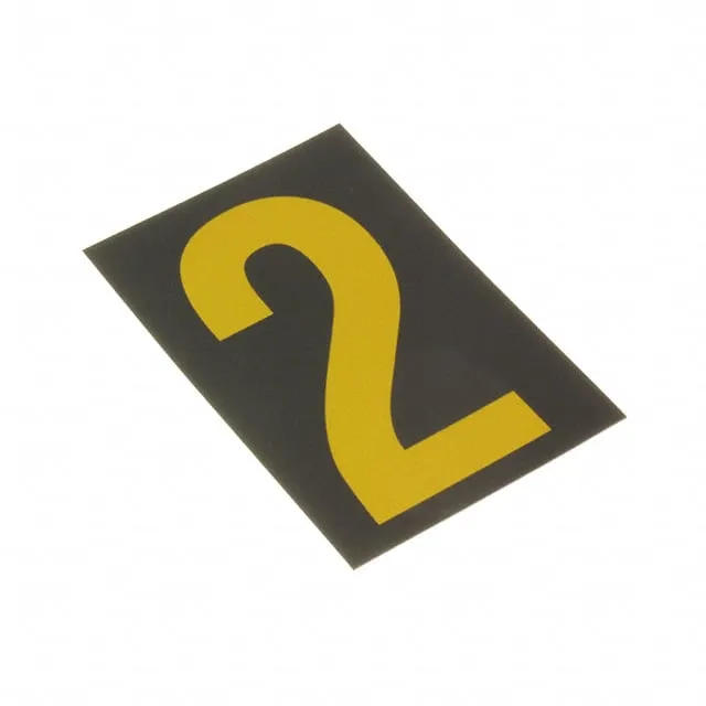 PRL250YB-2 (LABEL ID RATING 2.88X1.75"YL/BK")