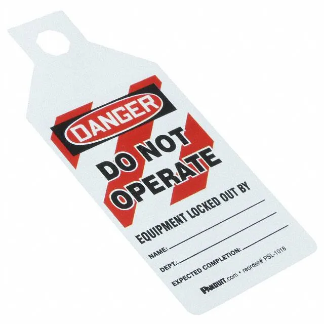 PSL-1018 (LOCKOUT, TAB TAG, DGR DO NOT OPE)