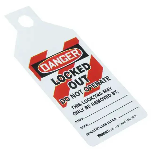 PSL-1019 (LOCKOUT, TAB TAG, DGR LOCKED OUT)