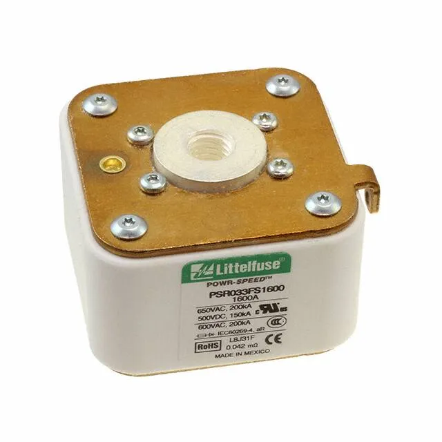 PSR033FS1600Z (FUSE SQUARE 1.6KA 650VAC/500VDC)
