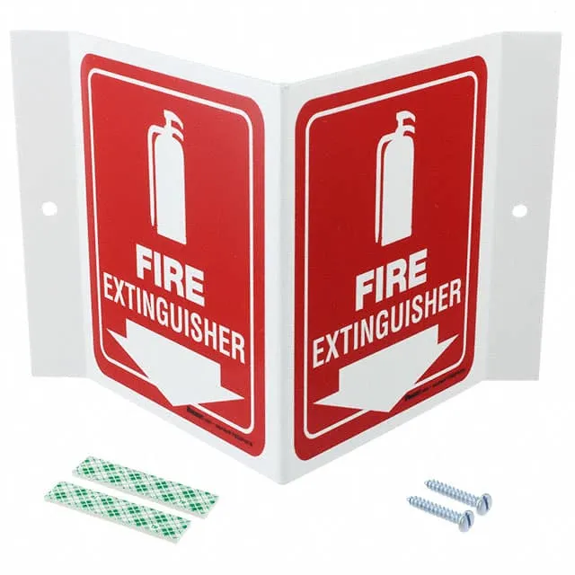 PSS3P4014 (SIGN 6X5" WHITE/RED")