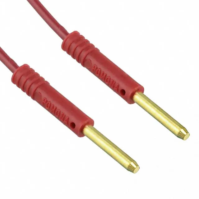 PT080-8-2 (CORD PATCH PIN TIP PLUG 8 RED")