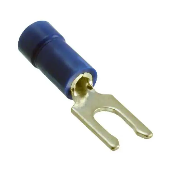 PV14-8LF-M (CONN SPADE TERM 14-16AWG #8 BLU)