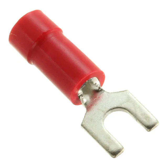 PV18-6F-MY (CONN SPADE TERM 18-22AWG #6 RED)