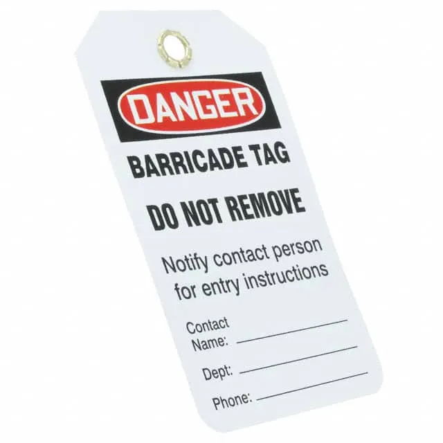 PVT-1066-Q (SFTYTAG,DGR BARRICADE TAG)