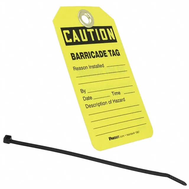PVT-1067 (TAG 5.75X3.25" BLACK/YELLOW")