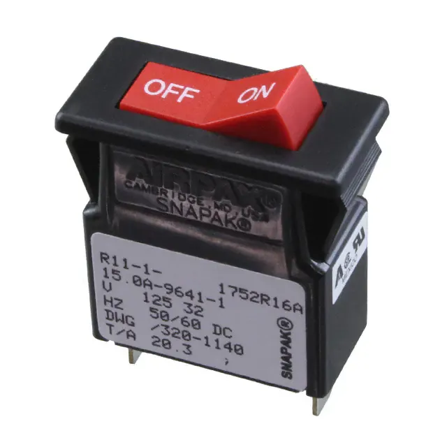 R11-1-15.0A-9641-1 (CIRCUIT BREAKER MAG-HYDR ROCKER)