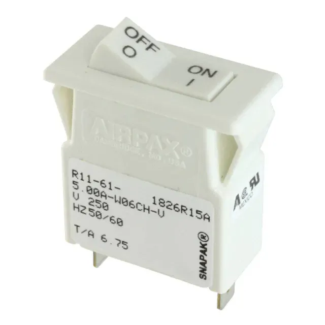 R11-61-5.00A-W06CH-V (CIR BRKR MAG-HYDR 5A ROCKER)