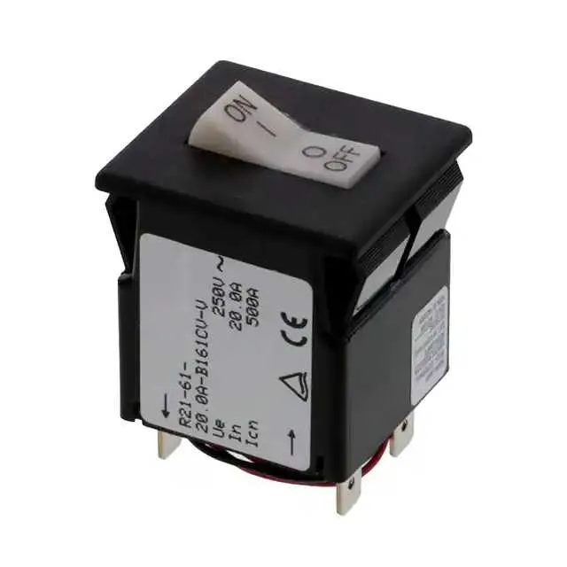 R21-61-20.0A-B161CV-V (CIR BRKR MAG-HYDR 20A ROCKER)