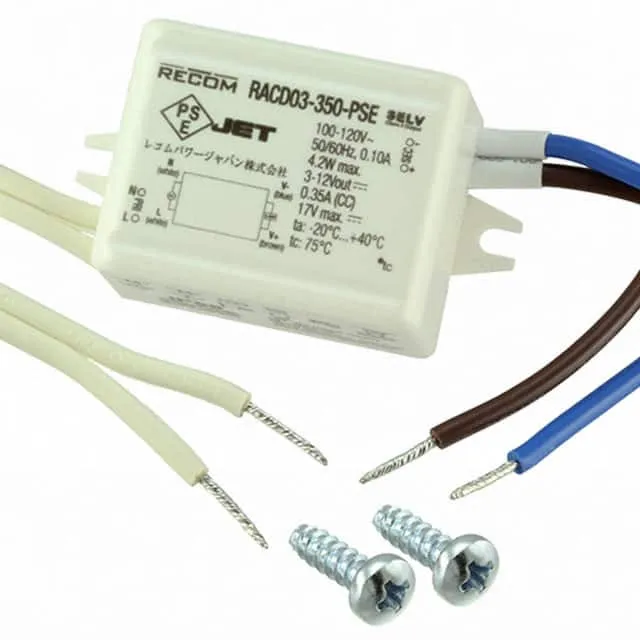 RACD03-350-PSE (LED DRVR CC/CV AC/DC 3-15V 350MA)