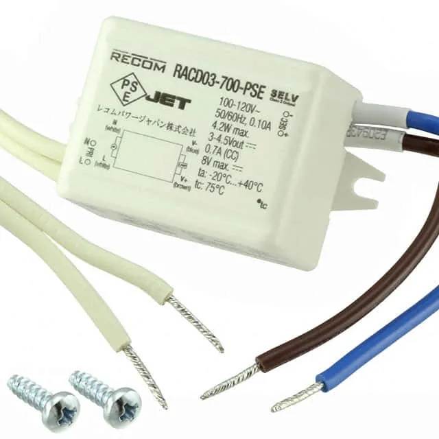RACD03-700-PSE (LED DRVR CC/CV AC/DC 3-6V 700MA)