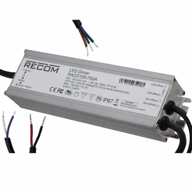 RACD100-700A (LED DRIVER CC AC/DC 100-142V)