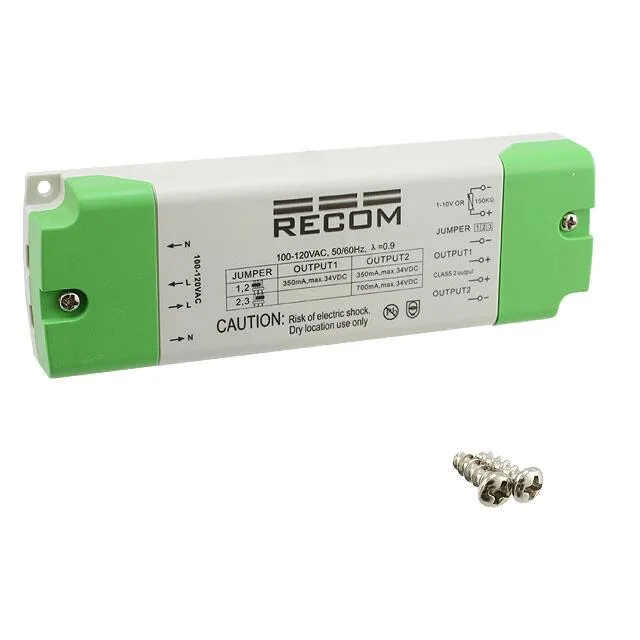 RACD20-350D-US (LED DRIVER CC AC/DC 3-34V 350MA)