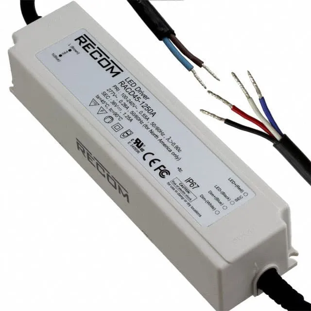 RACD45-1250A (LED DRIVER CC AC/DC 24-36V 1.25A)