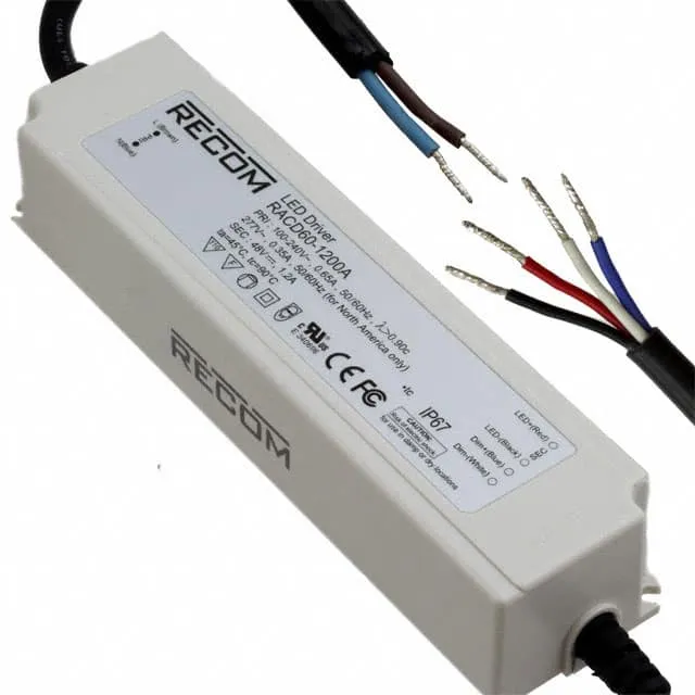 RACD60-1200A (LED DRIVER CC AC/DC 33-48V 1.2A)
