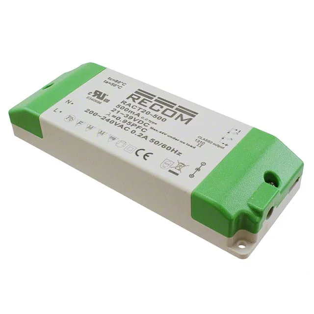 RACT20-500 (LED DRIVER CC AC/DC 21-39V 500MA)