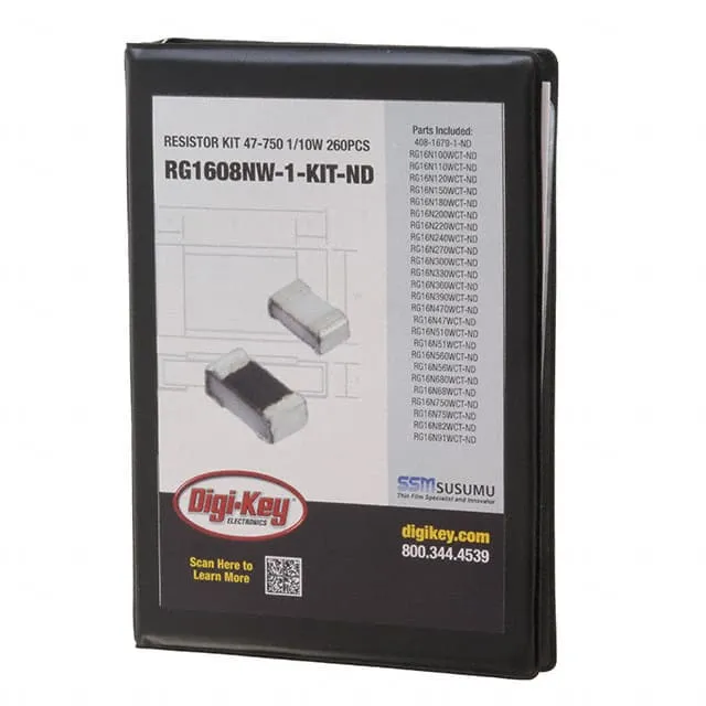 RG1608NW-1-KIT (RESISTOR KIT 47-750 1/10W 260PCS)
