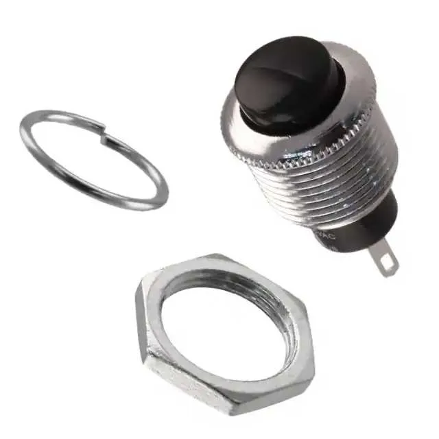 RP3502MABLK (SWITCH PUSH SPST-NO 3A 120V)