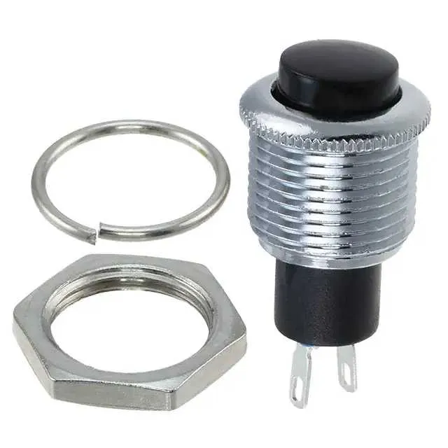 RP3502MBBLK (SWITCH PUSH SPST-NC 3A 120V)
