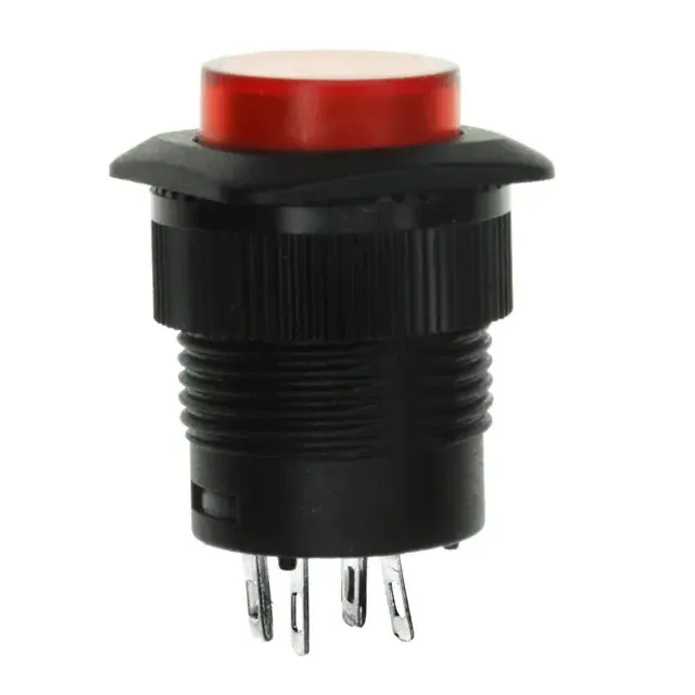 RP3508ABLKREDREDNS (SWITCH PUSH SPST-NO 3A 125V)