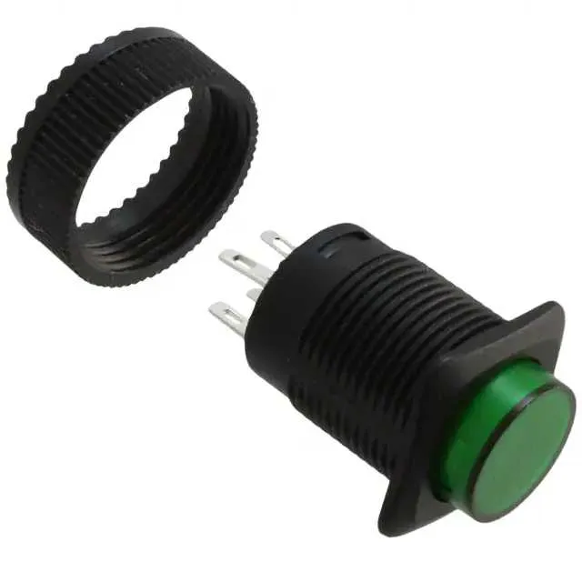 RP3508BBLKGRNGRNNS (SWITCH PUSHBUTTON SPST 3A 125V)