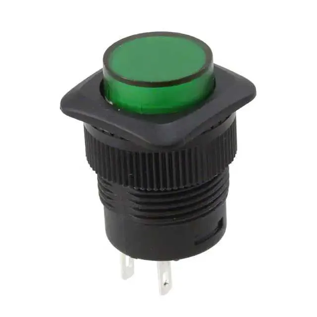 RP3508BBLKGRNNNS (SWITCH PUSHBUTTON SPST 3A 125V)