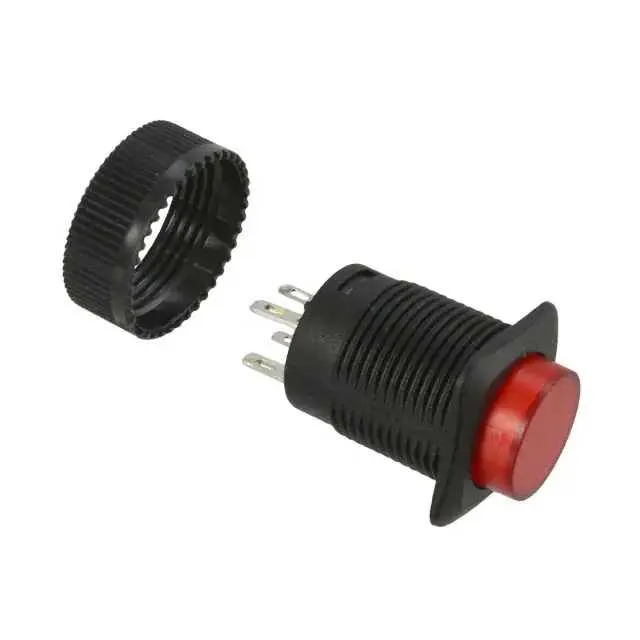 RP3508BBLKREDREDNS (SWITCH PUSHBUTTON SPST 3A 125V)