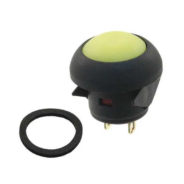 RP8100B1M1CEBLKYELNIL (SWITCH PB SPST-NO 0.125A 125V)