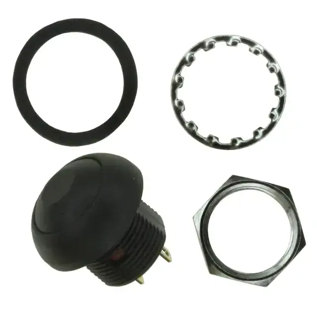 RP8100B2M1CEBLKBLKNIL (SWITCH PB SPST-NO 0.125A 125V)
