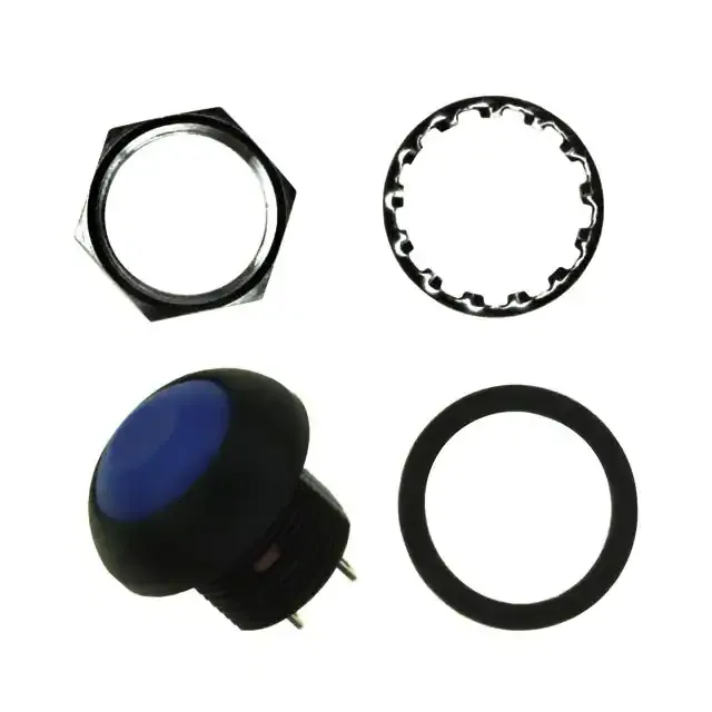 RP8100B2M1CEBLKBLUNIL (SWITCH PB SPST-NO 0.125A 125V)