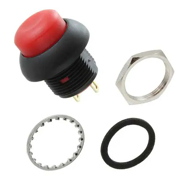RP8101B2M1CEBLKREDNIL (SWITCH PUSH SPST-NO 0.125A 125V)