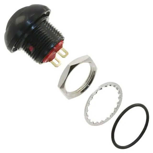 RP8300B2M1CEBLKBLKNIL (SWITCH PB SPST-NO 200MA 250V)