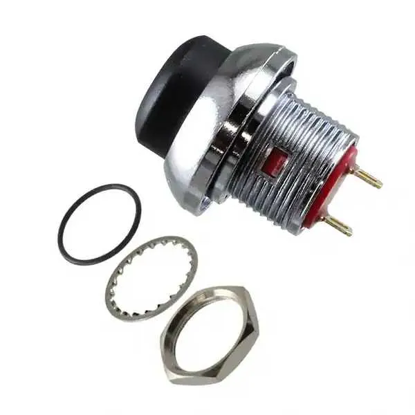 RP8301B2M1CECHRBLKNIL (SWITCH PB SPST-NO 200MA 250V)